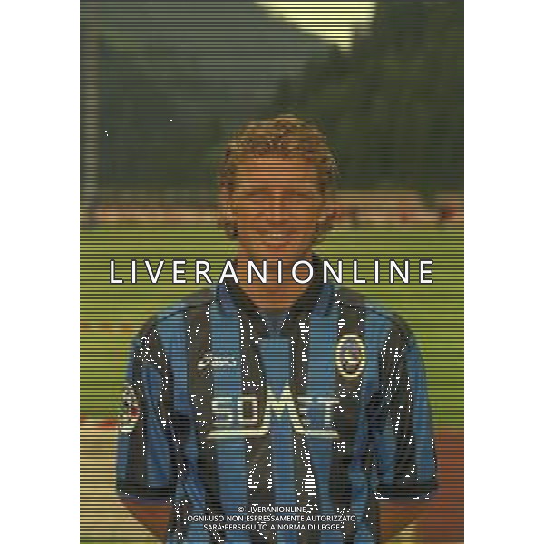 18-07-1997 MOENA -RITIRO ESTIVO PRE CAMPIONATO ATALANTA CALCIO NELLA FOTO MASSIMO CARRERA AG ALDO LIVERANI SAS