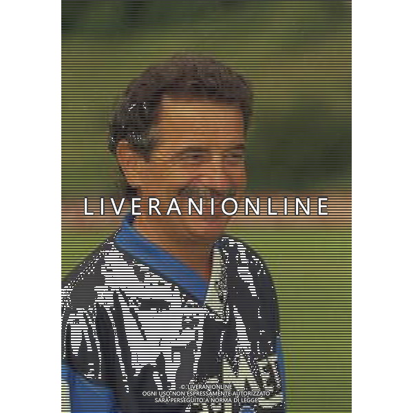 18-07-1997 MOENA -RITIRO ESTIVO PRE CAMPIONATO ATALANTA CALCIO NELLA FOTO EMILIANO MONDONICO ALLENATORE ATALANTA CALCIO AG ALDO LIVERANI SAS
