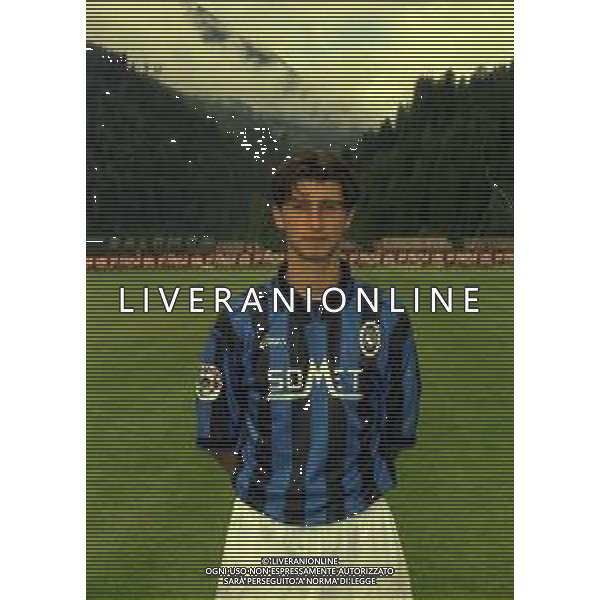 18-07-1997 MOENA -RITIRO ESTIVO PRE CAMPIONATO ATALANTA CALCIO NELLA FOTO FILIPPO CAROBBIO AG ALDO LIVERANI SAS