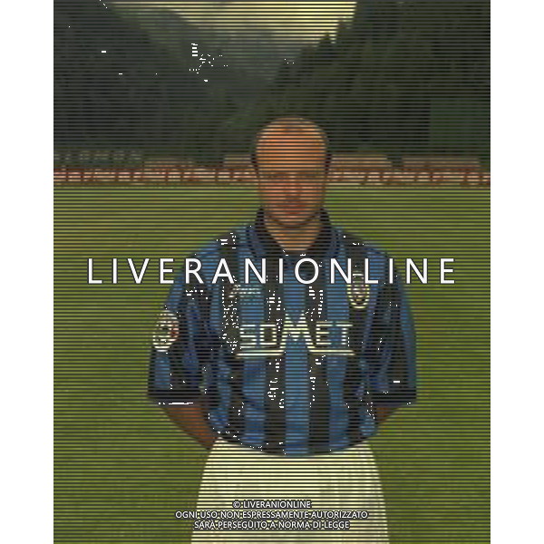 18-07-1997 MOENA -RITIRO ESTIVO PRE CAMPIONATO ATALANTA CALCIO NELLA FOTO ROBERT ENGLARO AG ALDO LIVERANI SAS