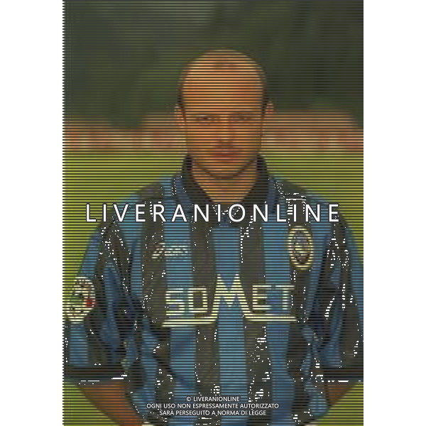 18-07-1997 MOENA -RITIRO ESTIVO PRE CAMPIONATO ATALANTA CALCIO NELLA FOTO ROBERT ENGLARO AG ALDO LIVERANI SAS