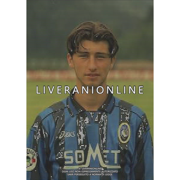 18-07-1997 MOENA -RITIRO ESTIVO PRE CAMPIONATO ATALANTA CALCIO NELLA FOTO FILIPPO CAROBBIO AG ALDO LIVERANI SAS