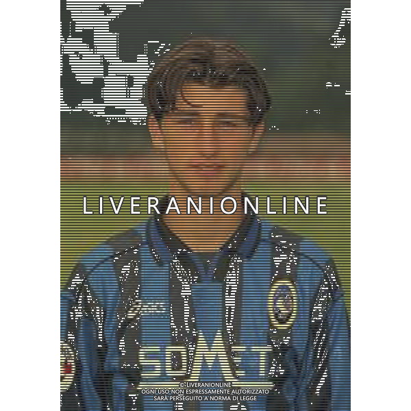 18-07-1997 MOENA -RITIRO ESTIVO PRE CAMPIONATO ATALANTA CALCIO NELLA FOTO FILIPPO CAROBBIO AG ALDO LIVERANI SAS