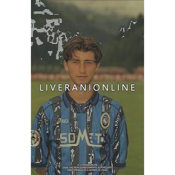 18-07-1997 MOENA -RITIRO ESTIVO PRE CAMPIONATO ATALANTA CALCIO NELLA FOTO FILIPPO CAROBBIO AG ALDO LIVERANI SAS