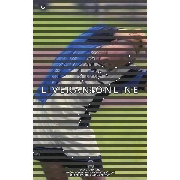 18-07-1997 MOENA -RITIRO ESTIVO PRE CAMPIONATO ATALANTA CALCIO NELLA FOTO ROBERT ENGLARO AG ALDO LIVERANI SAS