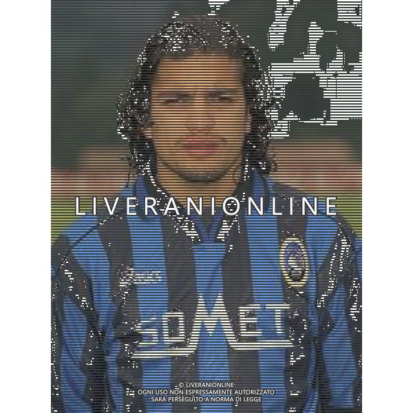 18-07-1997 MOENA -RITIRO ESTIVO PRE CAMPIONATO ATALANTA CALCIO NELLA FOTO FEDERICO MAGALLANES AG ALDO LIVERANI SAS