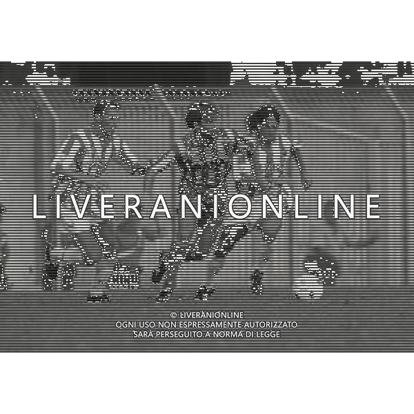 23-08-1992 VICENZA- 1 TURNO DI COPPA ITALIA VICENZA-VERONA 0-4 NELLA FOTO FEDRRICO GIAMPAOLO-ALADINO VALOTI E PULPITO D\'IGNAZIO AG ALDO LIVERANI SAS