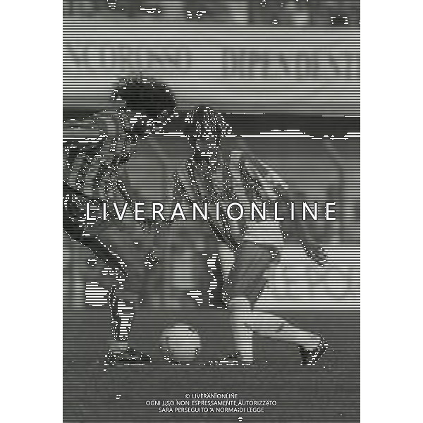 23-08-1992 VICENZA- 1 TURNO DI COPPA ITALIA VICENZA-VERONA 0-4 NELLA FOTO STEFANO CIVERIATI E EZIO ROSSI AG ALDO LIVERANI SAS