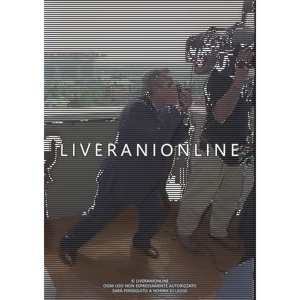 RETROSPETTIVA CANDIDO CANNAVO\' GIORNALISTA SCRITTORE E DIRETTORE DELLA GAZZETTA DELLO SPORT NELLA FOTO CANDIDO CANNAVO\' A MILANO IL 26-05-2000 A CASA DI RONALDO AG ALDO LIVERANI SAS  