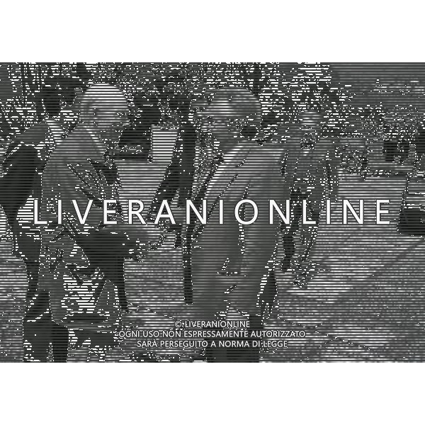 RETROSPETTIVA CANDIDO CANNAVO\' GIORNALISTA SCRITTORE E DIRETTORE DELLA GAZZETTA DELLO SPORT NELLA FOTO CANDIDO CANNAVO\' NELL\'ANNO 1996 AGLI OPEN D\' ITALIA DI GOLF AG ALDO LIVERANI SAS 