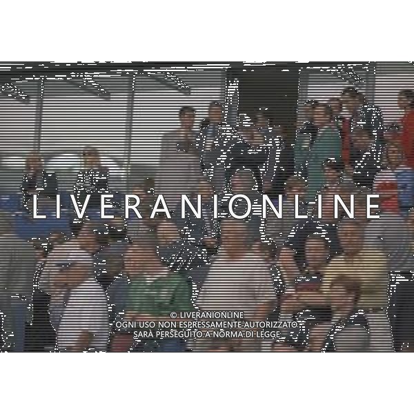 RETROSPETTIVA CANDIDO CANNAVO\' GIORNALISTA SCRITTORE E DIRETTORE DELLA GAZZETTA DELLO SPORT NELLA FOTO CANDIDO CANNAVO\' AI MONDIALI DI CALCIO IN FRANCIA NELL\'ANNO 1998 AG ALDO LIVERANI SAS  