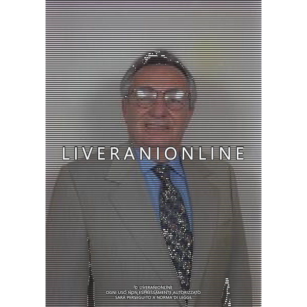 RETROSPETTIVA CANDIDO CANNAVO\' GIORNALISTA SCRITTORE E DIRETTORE DELLA GAZZETTA DELLO SPORT NELLA FOTO CANDIDO CANNAVO\' NELL\'ANNO 1996  AG ALDO LIVERANI SAS 