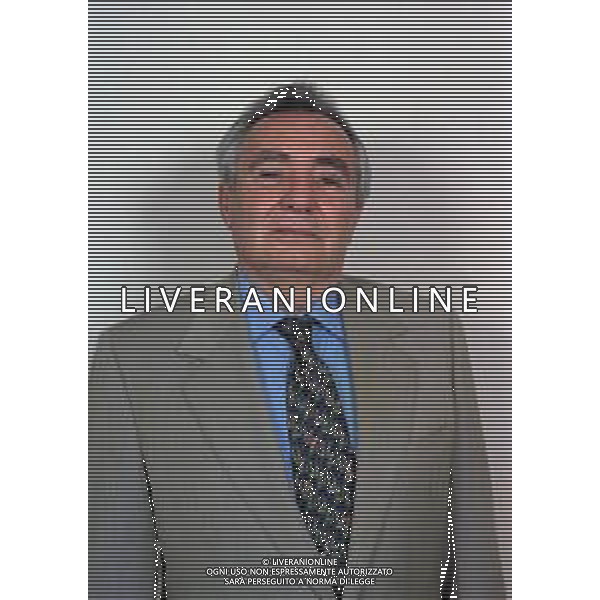 RETROSPETTIVA CANDIDO CANNAVO\' GIORNALISTA SCRITTORE E DIRETTORE DELLA GAZZETTA DELLO SPORT NELLA FOTO CANDIDO CANNAVO\' NELL\'ANNO 1996  AG ALDO LIVERANI SAS 