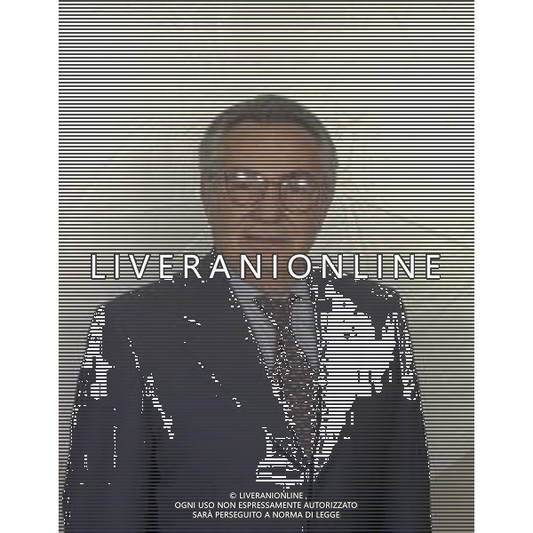 RETROSPETTIVA CANDIDO CANNAVO\' GIORNALISTA SCRITTORE E DIRETTORE DELLA GAZZETTA DELLO SPORT NELLA FOTO CANDIDO CANNAVO\' NELL\'ANNO 1996  AG ALDO LIVERANI SAS 