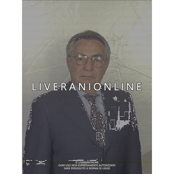 RETROSPETTIVA CANDIDO CANNAVO\' GIORNALISTA SCRITTORE E DIRETTORE DELLA GAZZETTA DELLO SPORT NELLA FOTO CANDIDO CANNAVO\' NELL\'ANNO 1996  AG ALDO LIVERANI SAS 
