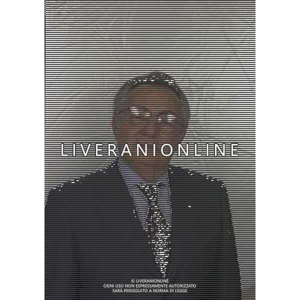 RETROSPETTIVA CANDIDO CANNAVO\' GIORNALISTA SCRITTORE E DIRETTORE DELLA GAZZETTA DELLO SPORT NELLA FOTO CANDIDO CANNAVO\' NELL\'ANNO 1996  AG ALDO LIVERANI SAS 