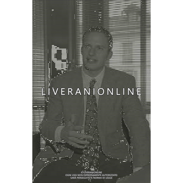 1995 MILANO REDAZIONE DELLA GAZZETTA DELLO SPORT INCONTRO CON GERD NIEBAUM FIGLIO DEL PRESIDENTE DEL BORUSSIA DORTMUND NELL\'ANNO 1995 AG ALDO LIVERANI SAS