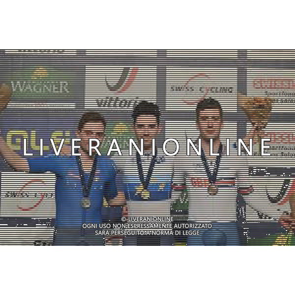 11-02-2023 European Championships Elite Track; Giornata 04; 2023, Cofidis; 2023, Great Britain; Thomas, Benjamin; Consonni, Simone; Perrett, William; Grenchen; ©SIROTTI / AGENZIA ALDO LIVERANI SAS