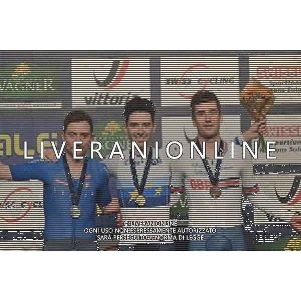 11-02-2023 European Championships Elite Track; Giornata 04; 2023, Cofidis; 2023, Great Britain; Thomas, Benjamin; Consonni, Simone; Perrett, William; Grenchen; ©SIROTTI / AGENZIA ALDO LIVERANI SAS