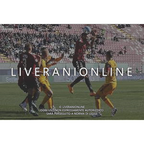 11.02.2023 REGGIO CALABRIA STADIO ORESTE GRANILLO. CAMPIONATO NAZIONALE SERIE B REGGINA VS PISA IN FOTO HERNANI COLPISCE DI TESTA REGGINA ©Pasquale Garreffa / AGENZIA ALDO LIVERANI SAS
