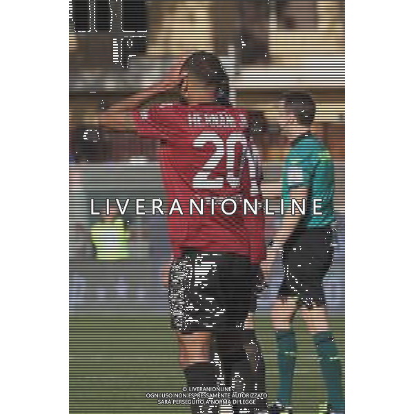 11.02.2023 REGGIO CALABRIA STADIO ORESTE GRANILLO. CAMPIONATO NAZIONALE SERIE B REGGINA VS PISA IN FOTO DELUSIONE HERNANI REGGINA ©Pasquale Garreffa / AGENZIA ALDO LIVERANI SAS