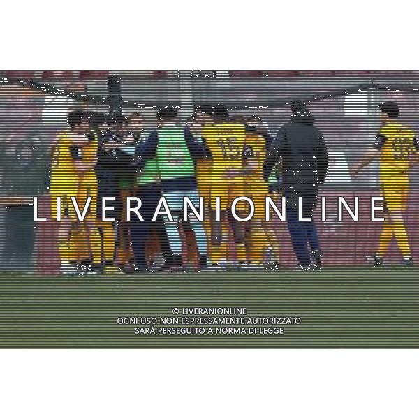 11.02.2023 REGGIO CALABRIA STADIO ORESTE GRANILLO. CAMPIONATO NAZIONALE SERIE B REGGINA VS PISA IN FOTO ESULTANZA PISA AL GOAL DI GARGIULO ©Pasquale Garreffa / AGENZIA ALDO LIVERANI SAS