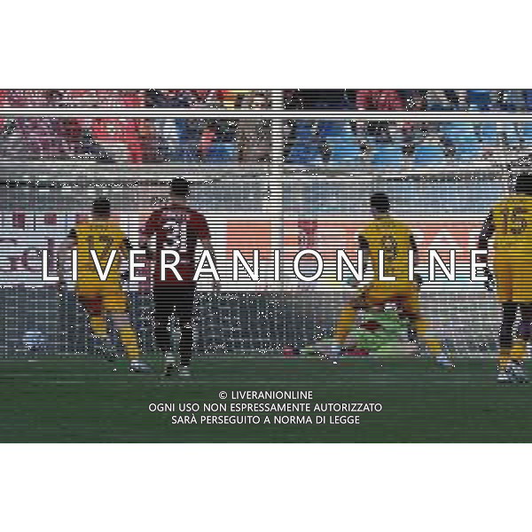 11.02.2023 REGGIO CALABRIA STADIO ORESTE GRANILLO. CAMPIONATO NAZIONALE SERIE B REGGINA VS PISA IN FOTO RIGORE SEGNATO DA GLIOZZI PISA ©Pasquale Garreffa / AGENZIA ALDO LIVERANI SAS