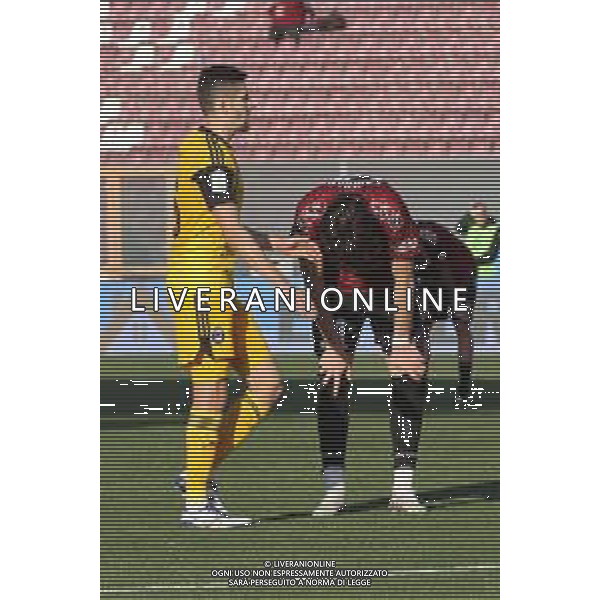 11.02.2023 REGGIO CALABRIA STADIO ORESTE GRANILLO. CAMPIONATO NAZIONALE SERIE B REGGINA VS PISA IN FOTO DELUSIONE FABBIAN A FINE PARTITA ©Pasquale Garreffa / AGENZIA ALDO LIVERANI SAS