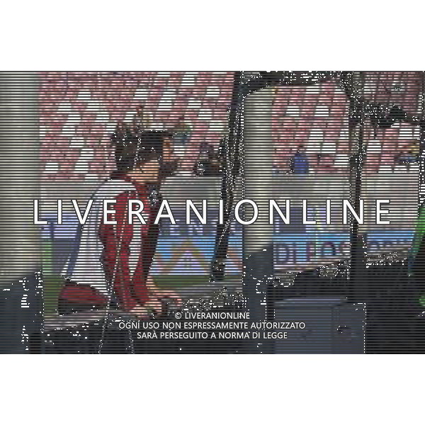 11.02.2023 REGGIO CALABRIA STADIO ORESTE GRANILLO. CAMPIONATO NAZIONALE SERIE B REGGINA VS PISA IN FOTO CRISETIG E LOIACONO REGGINA DISCUTONO CON I TIFOSI SOTTO LA CURVA ©Pasquale Garreffa / AGENZIA ALDO LIVERANI SAS