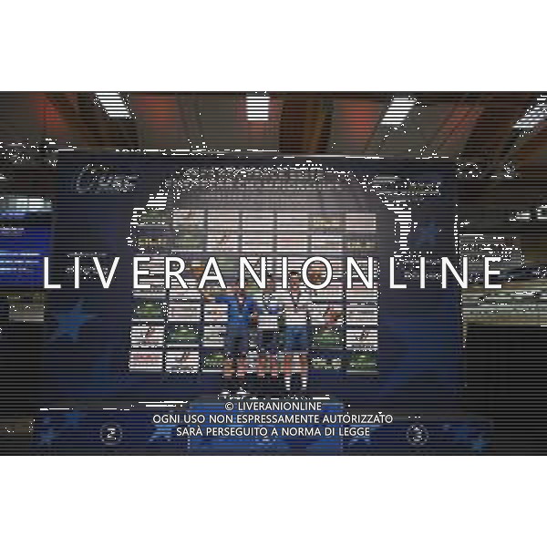 11-02-2023 European Championships Elite Track; Giornata 04; 2023, Cofidis; 2023, Great Britain; Thomas, Benjamin; Consonni, Simone; Perrett, William; Grenchen; ©SIROTTI / AGENZIA ALDO LIVERANI SAS