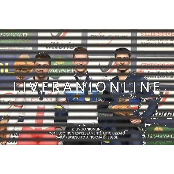 11-02-2023 European Championships Elite Track; Giornata 04; 2023, Olanda; 2023, Polonia; 2023, France; Lavreysen, Harrie; Rudyk, Mateusz; Helal, Rayan; Grenchen; ©SIROTTI / AGENZIA ALDO LIVERANI SAS