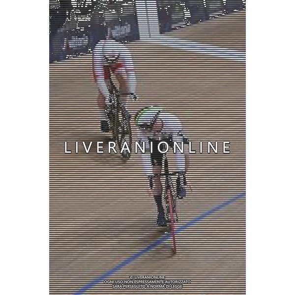 11-02-2023 European Championships Elite Track; Giornata 04; 2023, Olanda; 2023, Polonia; Lavreysen, Harrie; Rudyk, Mateusz; Grenchen; ©SIROTTI / AGENZIA ALDO LIVERANI SAS