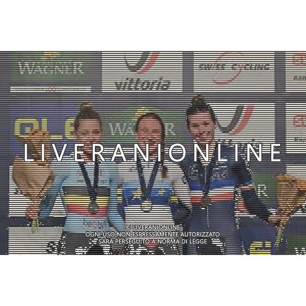 11-02-2023 European Championships Elite Women Track; Giornata 04; 2023, Norvegia; 2023, Blegium; 2023, France; Stenberg, Anita Yvonne; Bossuyt, Shari; Le Net, Marie; Grenchen; ©SIROTTI / AGENZIA ALDO LIVERANI SAS