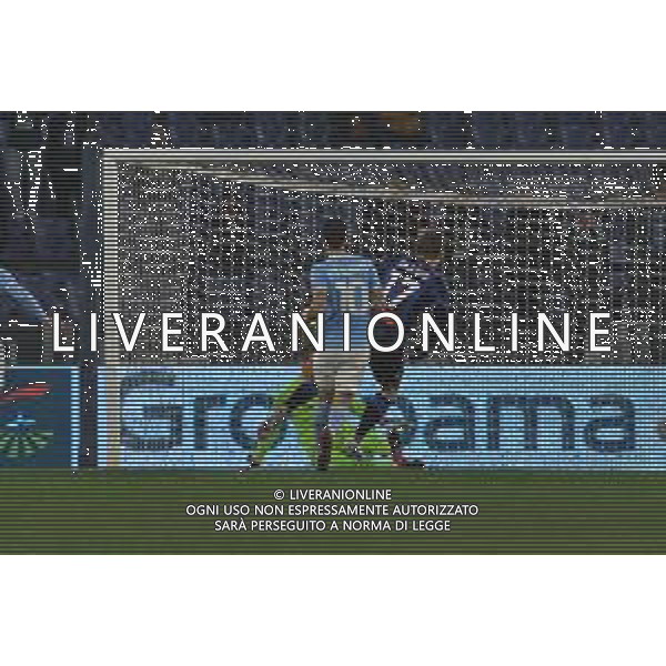 Lazio vs Atalanta Campionato Serie A TIM - 22 Giornata - Stadio Olimpico - Roma 11-02-2023 nella foto Provedel si oppone a Hojlund ©Federico Gaetano / AGENZIA ALDO LIVERANI SAS