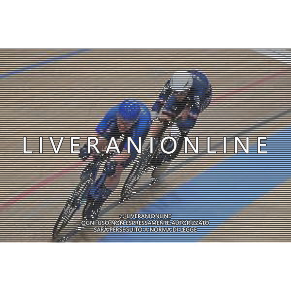 11-02-2023 European Championships Elite Track; Giornata 04; 2023, Cofidis; Consonni, Simone; Thomas, Benjamin; Grenchen; ©SIROTTI / AGENZIA ALDO LIVERANI SAS