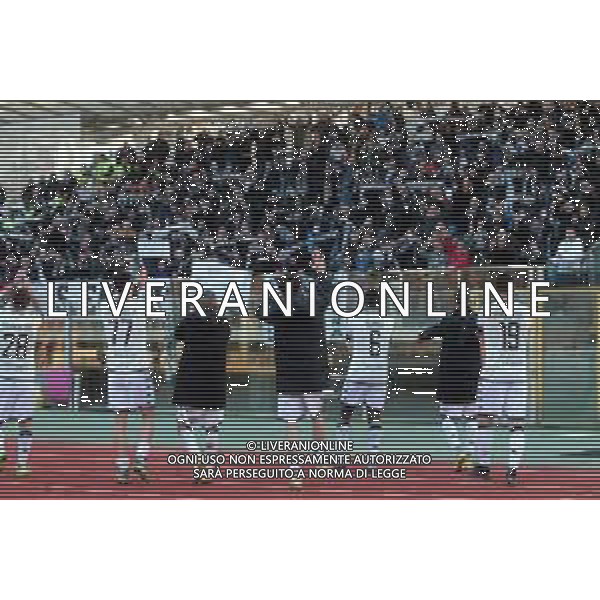 IMOLA 12 02 2023 IMOLESE CALCIO-CESENA 2-4 SERIE C NELLA FOTO CESENA CALCIO SALUTA I SUOI TIFOSI DOPO LA PARTITA ©SANNA / AGENZIA ALDO LIVERANI SAS
