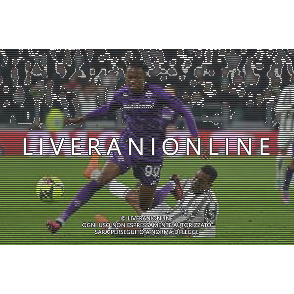 Torino 12.02.2023 Allianz Stadium ©Manuela Viganti/Agenzia Aldo Liverani Juventus vs Fiorentina Campionato Calcio Serie A TIM 2022/2023 22a giornata Nella foto: kouame-alex sandro ©Viganti / AGENZIA ALDO LIVERANI SAS