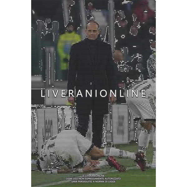 Torino 12.02.2023 Allianz Stadium ©Manuela Viganti/Agenzia Aldo Liverani Juventus vs Fiorentina Campionato Calcio Serie A TIM 2022/2023 22a giornata Nella foto: massimiliano allegri e angel di maria a terra ©Viganti / AGENZIA ALDO LIVERANI SAS