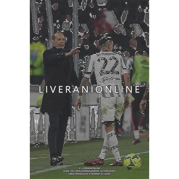 Torino 12.02.2023 Allianz Stadium ©Manuela Viganti/Agenzia Aldo Liverani Juventus vs Fiorentina Campionato Calcio Serie A TIM 2022/2023 22a giornata Nella foto: massimiliano allegri e angel di maria ©Viganti / AGENZIA ALDO LIVERANI SAS