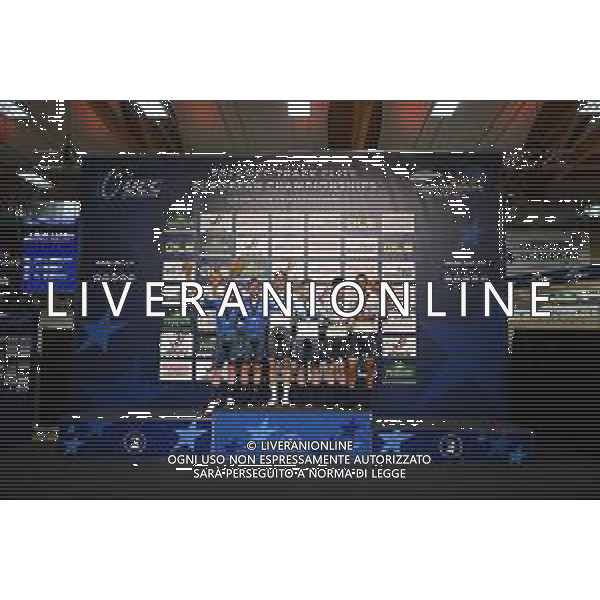 12-02-2023 European Championships Elite Track; Giornata 05; 2023, Germany; 2023, Italia; 2023, France; Kluge, Roger; Reinhardt, Theo; Consonni, Simone; Scartezzini, Michele; Thomas, Benjamin; Grondin, Donavan; Grenchen; ©SIROTTI / AGENZIA ALDO LIVERANI SAS