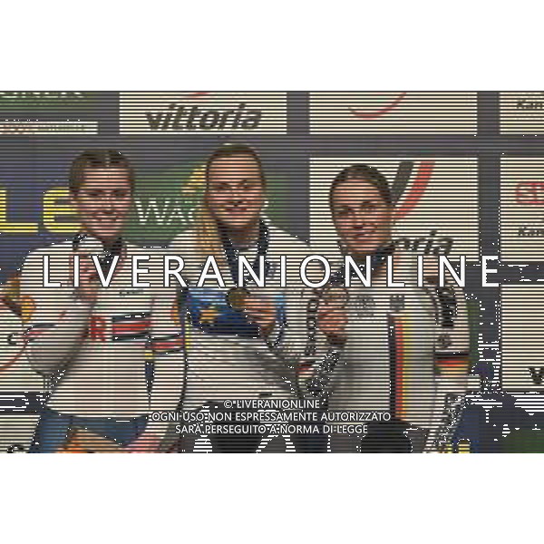 12-02-2023 European Championships Elite Women Track; Giornata 05; 2023, Germany; 2023, Great Britain; Friedrich, Lea Sophie; Hinze, Emma; Finucane, Emma; Grenchen; ©SIROTTI / AGENZIA ALDO LIVERANI SAS