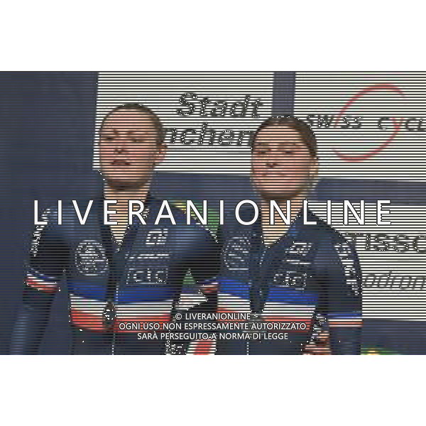 12-02-2023 European Championships Elite Women Track; Giornata 05; 2023, France; Copponi, Clara; Berteau, Victoire; Grenchen; ©SIROTTI / AGENZIA ALDO LIVERANI SAS