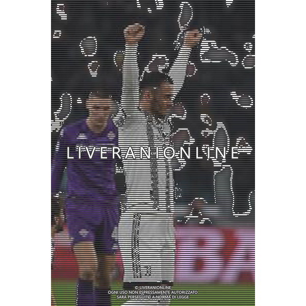 Torino 12.02.2023 Allianz Stadium ©Manuela Viganti/Agenzia Aldo Liverani Juventus vs Fiorentina Campionato Calcio Serie A TIM 2022/2023 22a giornata Nella foto: esultanza filip kostic a fine gara ©VIGANTI / AGENZIA ALDO LIVERANI SAS