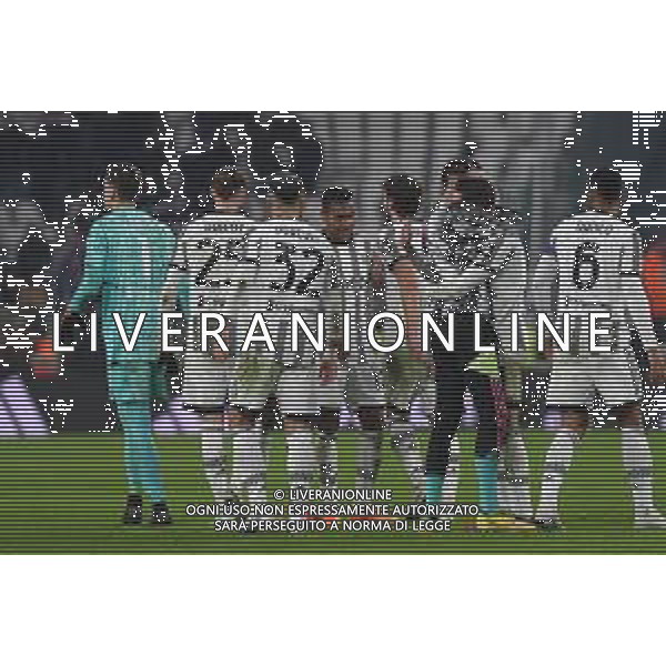 Torino 12.02.2023 Allianz Stadium ©Manuela Viganti/Agenzia Aldo Liverani Juventus vs Fiorentina Campionato Calcio Serie A TIM 2022/2023 22a giornata Nella foto: esultanza juventus a fine gara ©VIGANTI / AGENZIA ALDO LIVERANI SAS