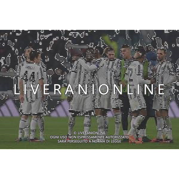 Torino 12.02.2023 Allianz Stadium ©Manuela Viganti/Agenzia Aldo Liverani Juventus vs Fiorentina Campionato Calcio Serie A TIM 2022/2023 22a giornata Nella foto: esultanza juventus a fine gara ©VIGANTI / AGENZIA ALDO LIVERANI SAS