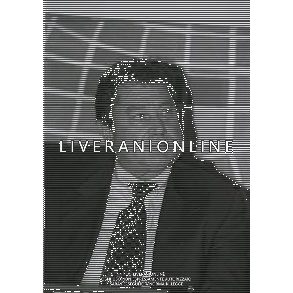 RETROSPETTIVA IVAN RUGGERI PRESIDENTE ATALANTA CALCIO NELLA FOTO IVAN RUGGERI PRESIDENTE ATALANTA CALCIO NELL\'ANNO 1996 AG ALDO LIVERANI SAS