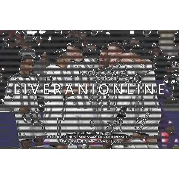 Torino 12.02.2023 Allianz Stadium ©Manuela Viganti/Agenzia Aldo Liverani Juventus vs Fiorentina Campionato Calcio Serie A TIM 2022/2023 22a giornata Nella foto: esultanza juventus dopo il gol di adrien rabiot ©Viganti / AGENZIA ALDO LIVERANI SAS