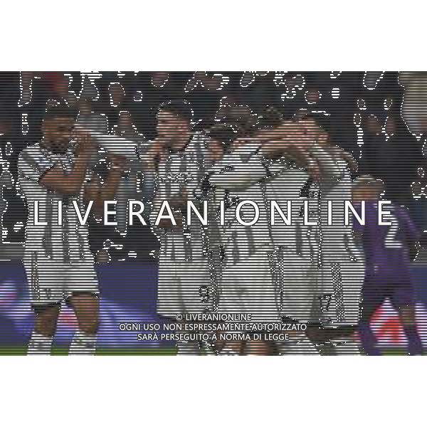 Torino 12.02.2023 Allianz Stadium ©Manuela Viganti/Agenzia Aldo Liverani Juventus vs Fiorentina Campionato Calcio Serie A TIM 2022/2023 22a giornata Nella foto: esultanza juventus dopo il gol di adrien rabiot ©Viganti / AGENZIA ALDO LIVERANI SAS