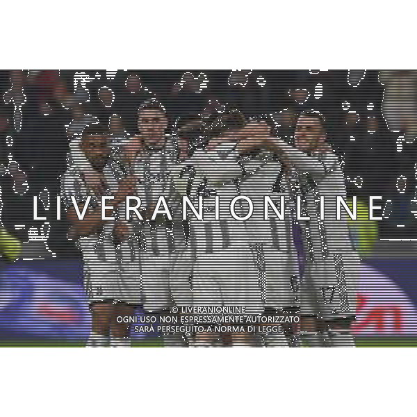 Torino 12.02.2023 Allianz Stadium ©Manuela Viganti/Agenzia Aldo Liverani Juventus vs Fiorentina Campionato Calcio Serie A TIM 2022/2023 22a giornata Nella foto: esultanza juventus dopo il gol di adrien rabiot ©Viganti / AGENZIA ALDO LIVERANI SAS