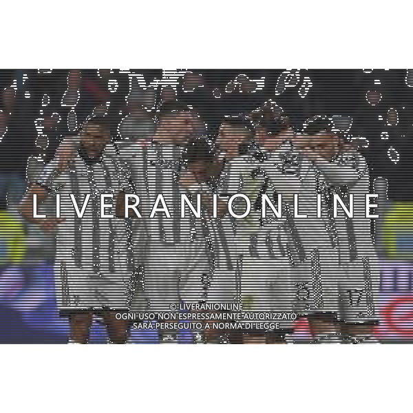 Torino 12.02.2023 Allianz Stadium ©Manuela Viganti/Agenzia Aldo Liverani Juventus vs Fiorentina Campionato Calcio Serie A TIM 2022/2023 22a giornata Nella foto: esultanza juventus dopo il gol di adrien rabiot ©Viganti / AGENZIA ALDO LIVERANI SAS